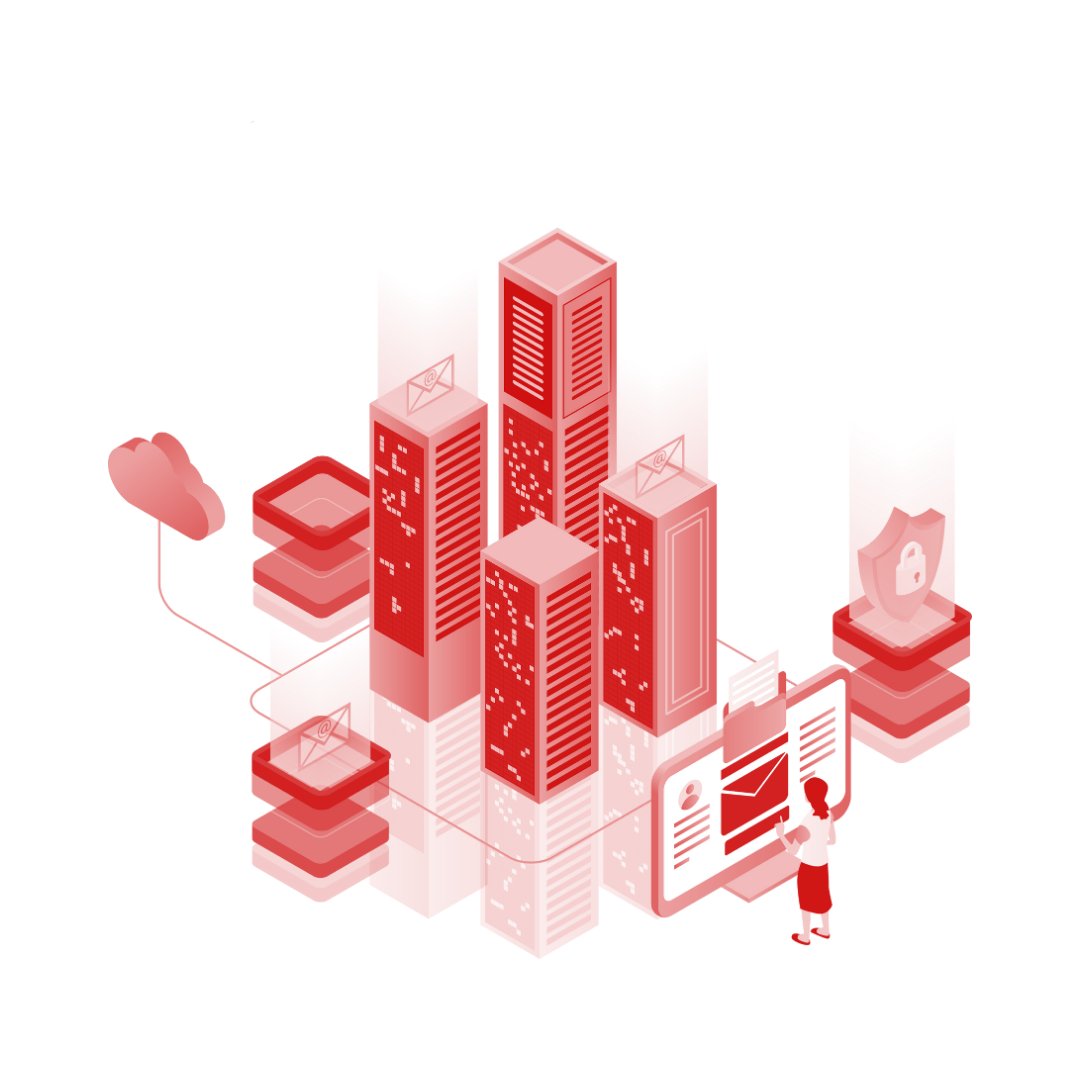 Email Hosting overview illustration