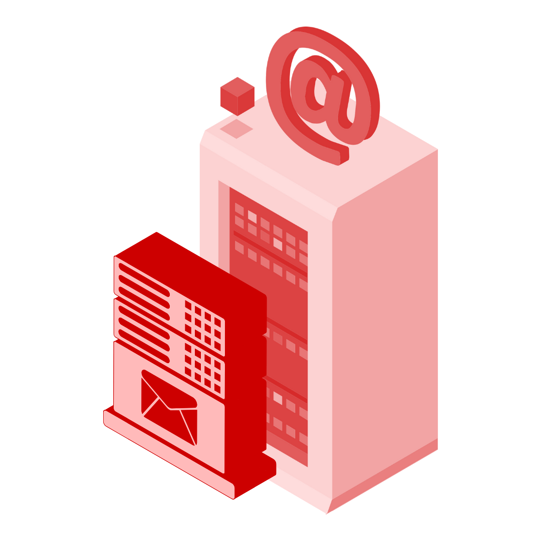 Dedicated Email Servers overview illustration