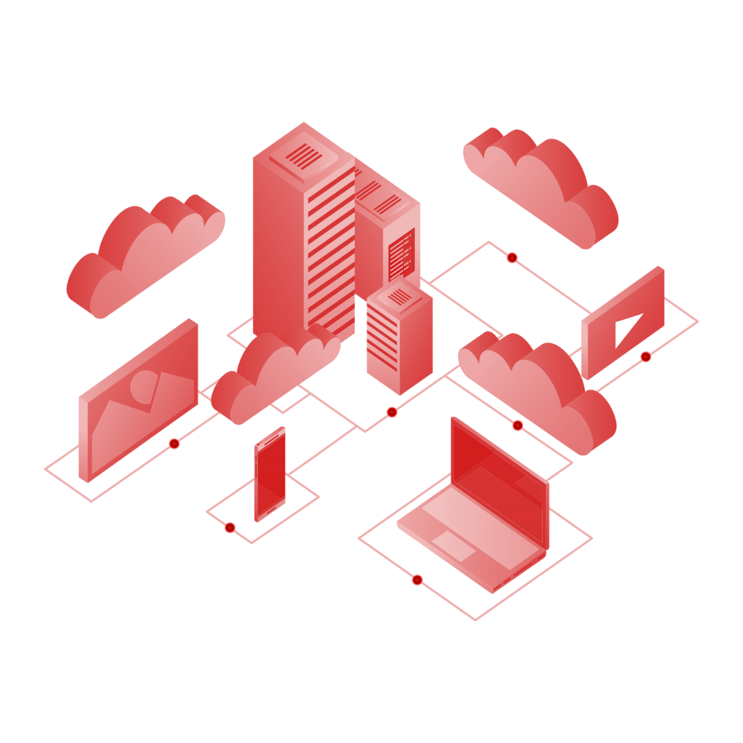 Managed Hosting overview illustration